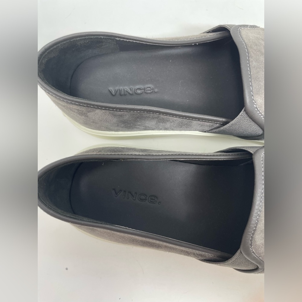 Vince Women Gray Flats Loafer Size 8 - Picture 5 of 8